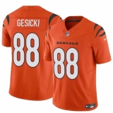 Men's Cincinnati Bengals #88 Mike Gesicki Orange 2024 F.U.S.E. Vapor Untouchable Limited Stitched Jersey