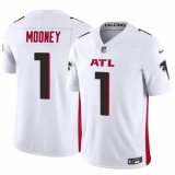 Men's Atlanta Falcons #1 Darnell Mooney White 2024 F.U.S.E. Vapor Untouchable Limited Football Stitched Jersey