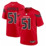 Men's Houston Texans #51 Will Anderson Jr. Nike Red Alternate Game Jersey