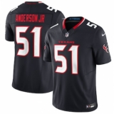Men's Houston Texans #51 Will Anderson Jr. Nike Navy Vapor F.U.S.E. Limited Jersey