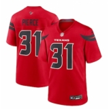 Men's Houston Texans #31 Dameon Pierce Nike Red Alternate Game Jersey