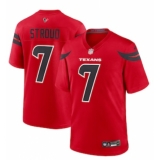 Men's Houston Texans #7 C.J. Stroud Nike Red Game Jersey