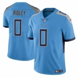 Men's Tennessee Titans #0 Calvin Ridley Blue Vapor Limited Football Stitched Jersey
