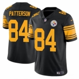 Men's Pittsburgh Steelers #84 Cordarrelle Patterson Black Color Rush Limited Football Stitched Jersey