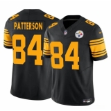 Men's Pittsburgh Steelers #84 Cordarrelle Patterson Black 2024 F.U.S.E. Color Rush Limited Football Stitched Jersey