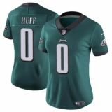 Women's Philadelphia Eagles #0 Bryce Huff Green Vapor Untouchable Limited Football Stitched Jersey(Run Small)
